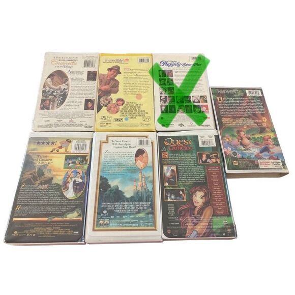 Lot Of 6 Princess VHS Tapes Swan Princess Matilda Vintage Movie 80s 90s Y2K Fami - Picture 2 of 3